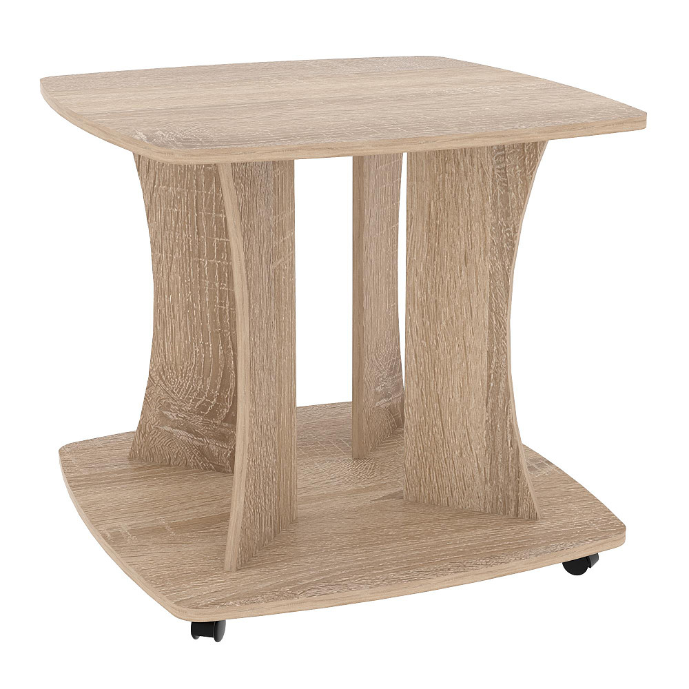 Стол журнальный Квант, Дуб Сонома, 650/650/550 Львов - изображение 1