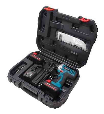 Шуруповерт акумуляторний 14.4V, 1.5Ah, 26Nm, патрон 0.8-10мм, (2шт LI-ion аккум.) (В кейсі) Одеса