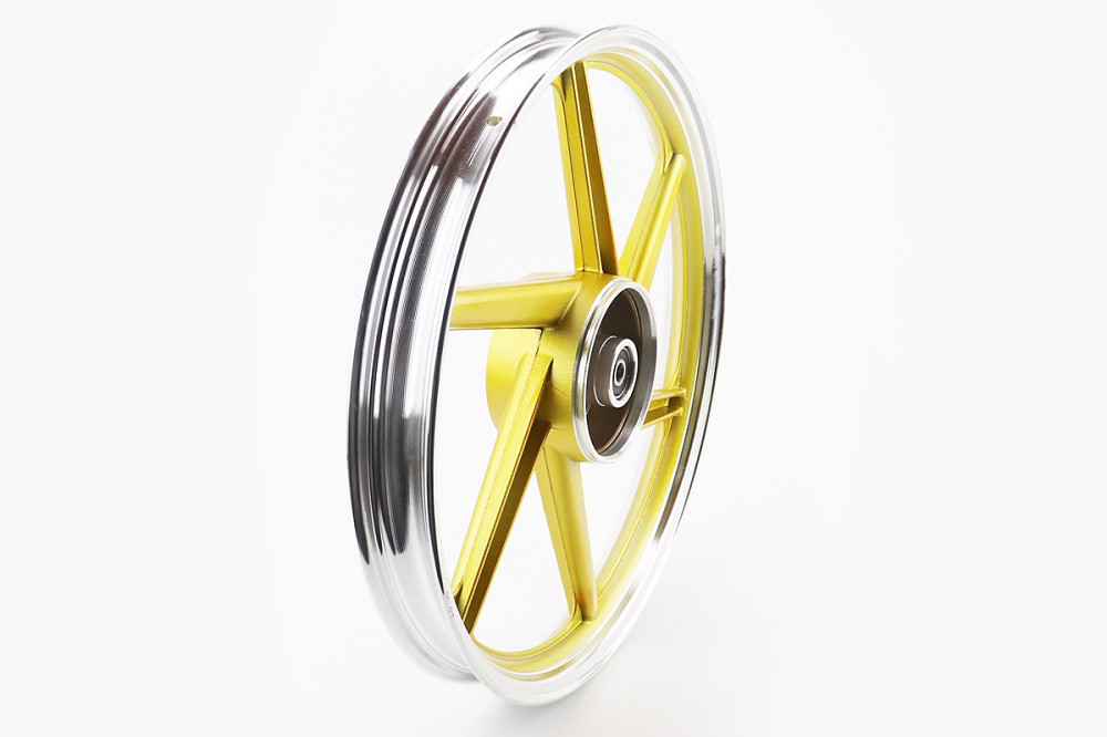 Диск задній литий 1,6-17" ALPHA/ACTIVE "промені", жовтий Київ - фото 2