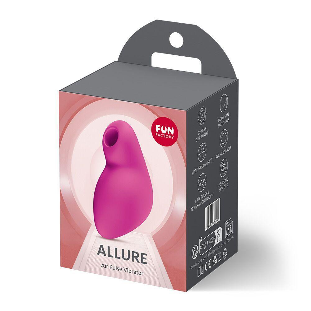 Вакуумний стимулятор Fun Factory Allure Magenta, 12 режимів вібрації, 11 рівнів вакууму, перезаряджуваний Sex Aura Київ - фото 6