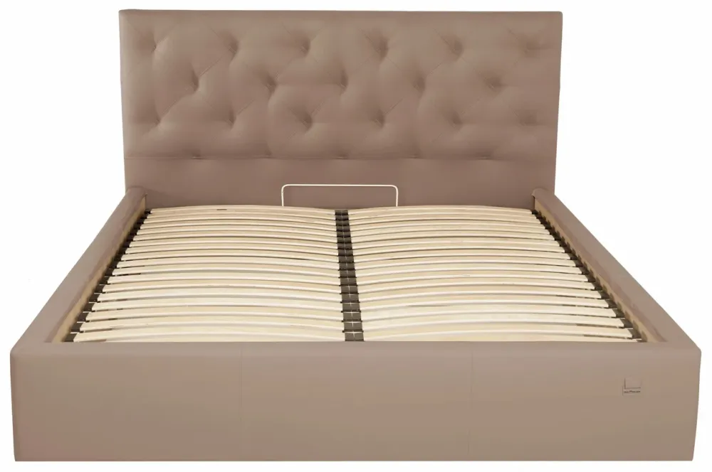 Кровать Двуспальная Bristol Comfort 180 х 190 см Fly 2213 С подъемным механизмом и нишей для белья Светло-коричневый Днепр - изображение 12