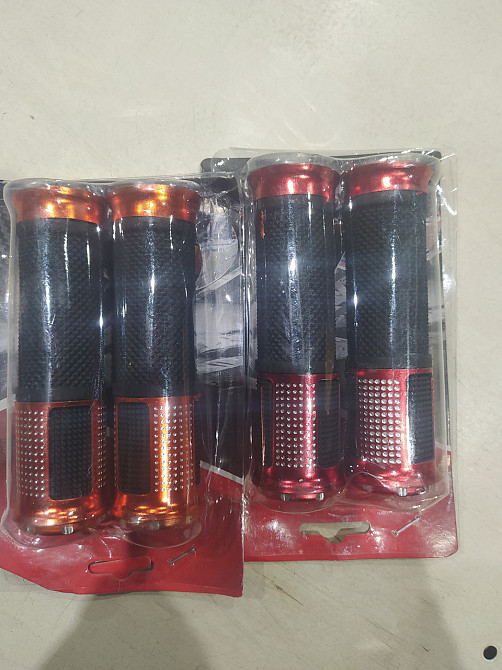 Ручки керма з алюмінію. відбійником (бронзові) (mod:Сузукі) Мукачево - фото 1