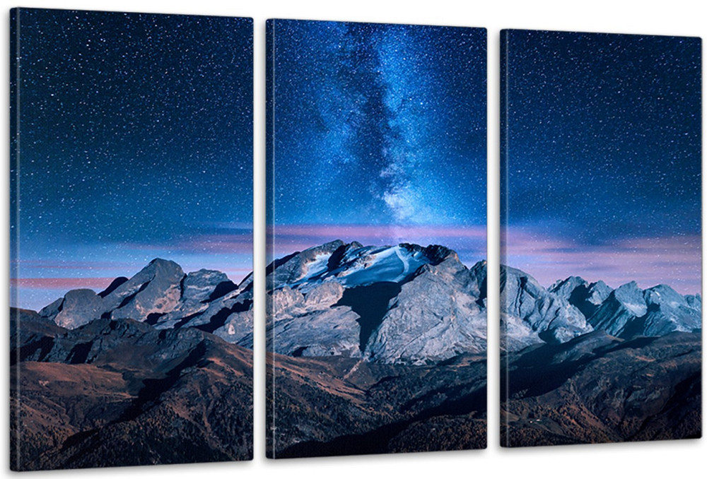 Модульная картина в гостиную / спальню  Зоряне сяйво   ART-205_3A 100х150 см Киев - изображение 1