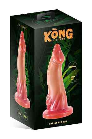Фентезійний фалоімітатор Kong Silicone The Anaconda, довжина 23 см, діаметр 5,5 см Sex Aura Київ