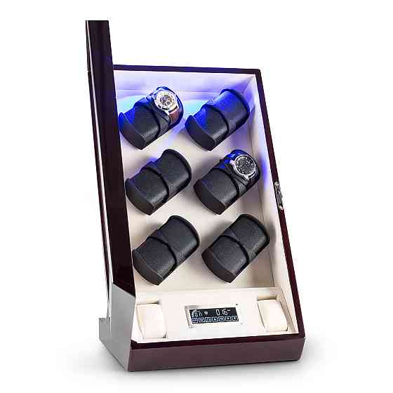 Заводчик годинника Klingenthal, обертання вправо-вліво до 2200 об./хв, 12 годин, RGB LED, сенсорний, замиканий, Рівне