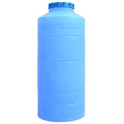 Ємність для води Пласт Бак вертикальна харчова 500 л вузька синя (12434) Вінниця