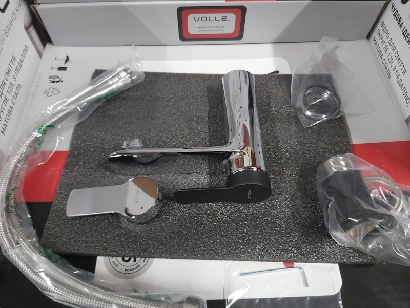 Змішувач для раковини Volle LIBRA cromo 1521.010101 Київ - фото 6