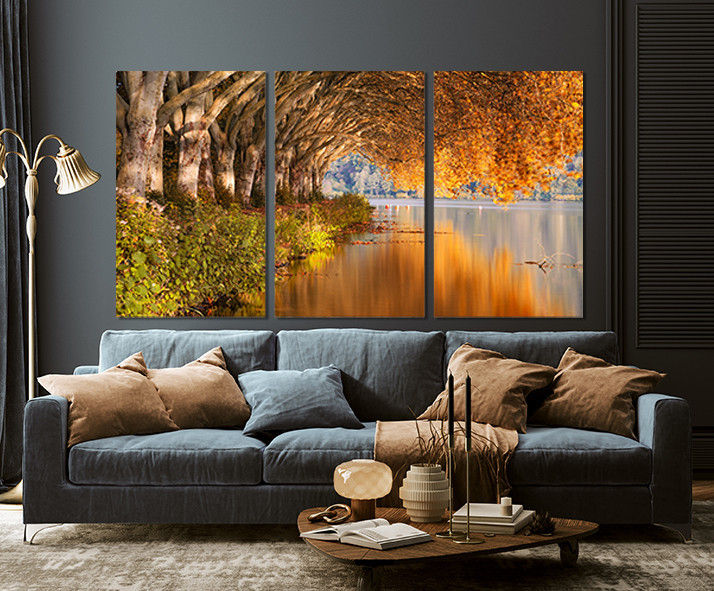 Модульная картина в гостиную / спальню   Природа озера     ART-276_3A 100х150 см Киев - изображение 3