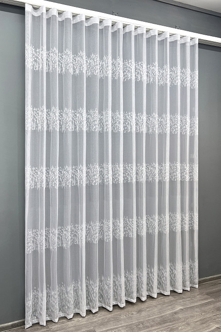 Тюль VR-Textil 2009т Жакард Білий 400х270 см (42-____) Київ - фото 3