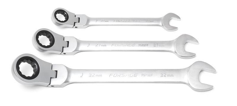 Ключ комбінований тріскачка з шарніром 12мм Одеса - фото 1