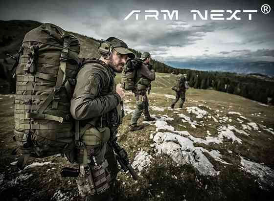 Тактические наушники с шумоподавлением Arm Next с переходником для радиостанции Kenwood (Оливковый) Киев