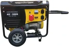 Генератор Adler AD-688S Plus agregat prądotwórczy 230V/400V 6,8kW benzyna 3800.689 Киев - изображение 1