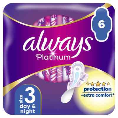 Гигиенические прокладки Always Platinum Day&Night (Размер 3) 6 шт. (8001090445032) Винница