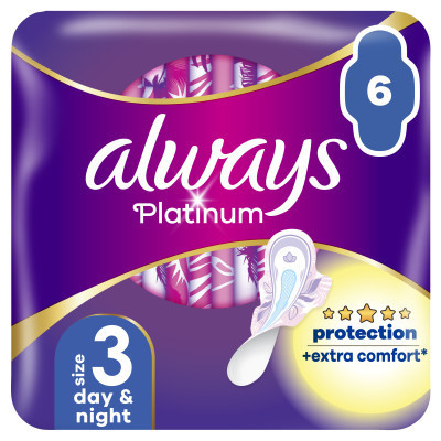 Гігієнічні прокладки Always Platinum Day&amp;Night (Розмір 3) 6 шт. (8001090445032) Вінниця - фото 1
