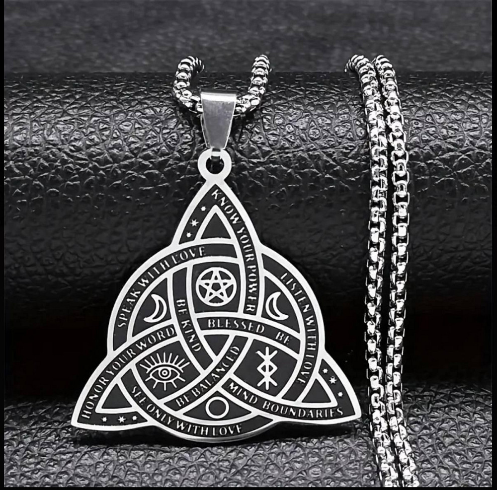 Кельтская подвеска трикветр – кулон-амулет, цепочка 60 см Киев - изображение 1