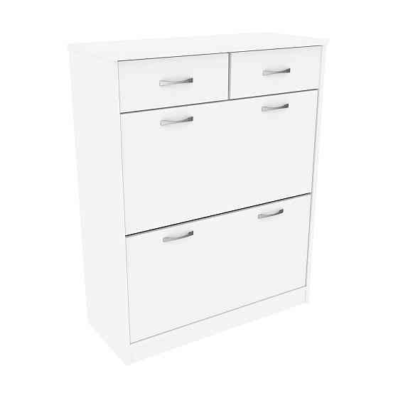 Тумба для обуви №2, Белый, 800/350/1010 Львов