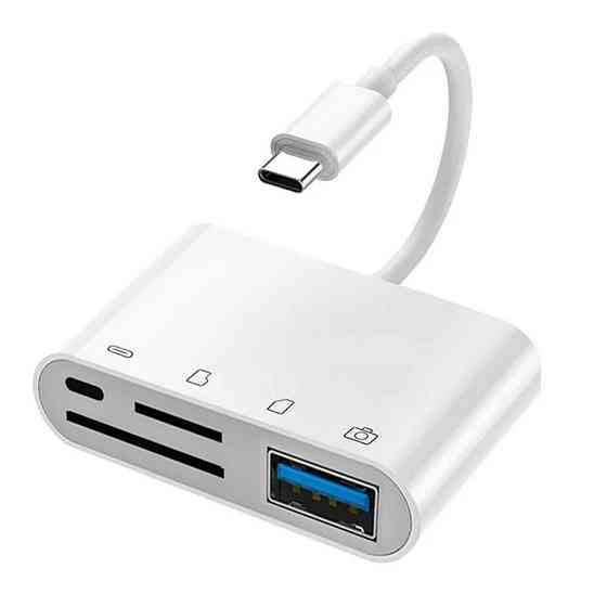 Перехідник OTG Type C - USB + SD/TF Луцьк