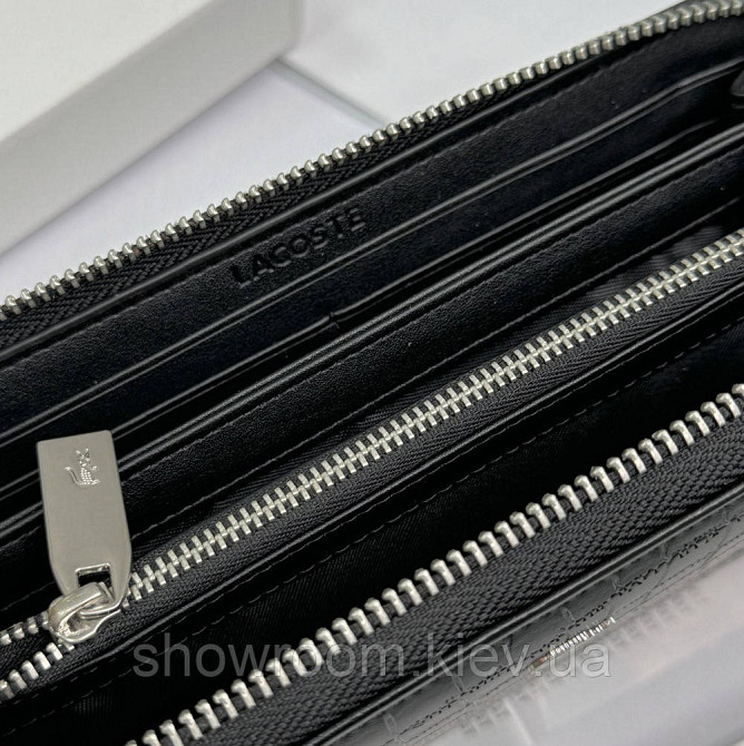 Мужской кошелек на молнии Lacoste (1715) Киев - изображение 8