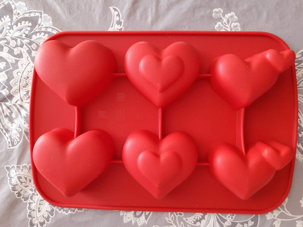 Формочка Kaiser силикон сердечки - 25*18см Киев - изображение 2