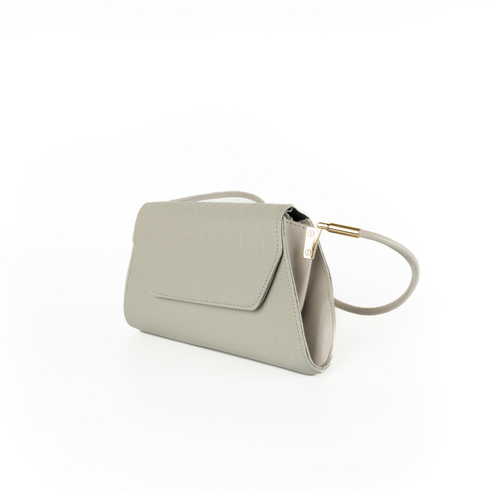 Сумка женская, стильный клатч, маленькая сумочка через плечо, мини сумка из кожзама, Серая Каменец-Подольский - изображение 2