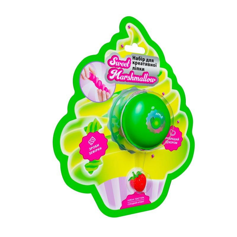 Набір легкого стрибаючого пластиліну ТМ Moon Light Clay Sweet Marshmallow Яблуко 30мл -UA, шт Київ - фото 1