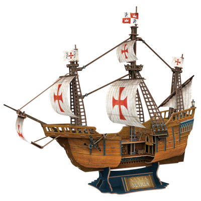 Пазл Cubic Fun 3D корабль Санта-Мария (T4038h) Винница - изображение 3