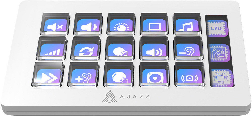 Контролер для стримінгу Ajazz AKP153E USB White (AKP153E-W) ( 22160 ) Харків - фото 1