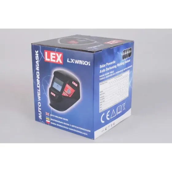 Зварювальна маска LEX LXWM01 — хамелеон із діапазоном 9–13 DIN Івано-Франківськ