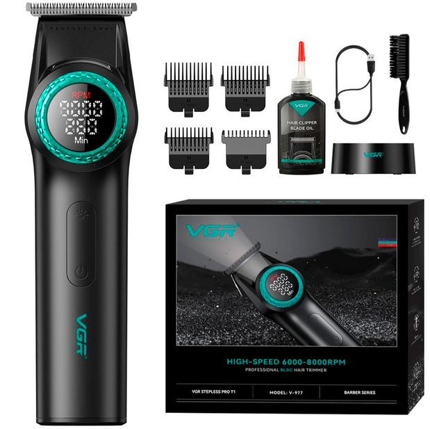 Триммер для бороди та вусів VGR V-977 Дніпро - фото 1