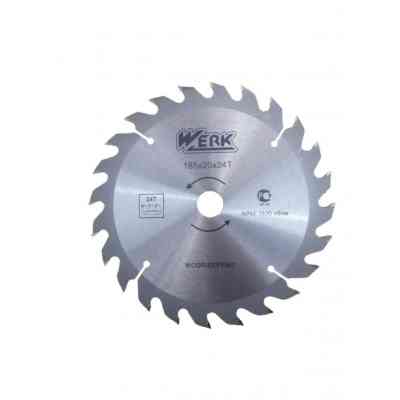 Диск пильный Werk по дереву - 185x20 24 зуб. (118496) Винница