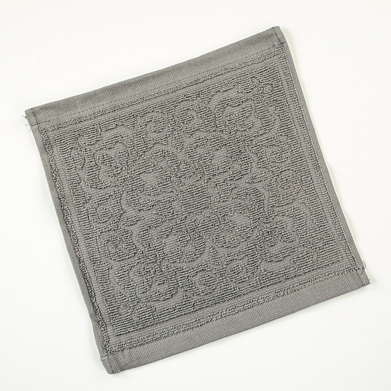 Кухонна жакардова серветка GM Textile 25х25см 380 г/м2 (Сірий) Суми - фото 1