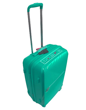 Чемодан пластиковый AIRTEX 280 средний бирюзовый Киев - изображение 2