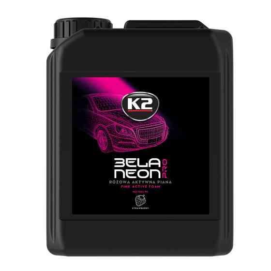 Активная пена K2 Bela Pro Neon для очистки кузова клубника 5л Львов