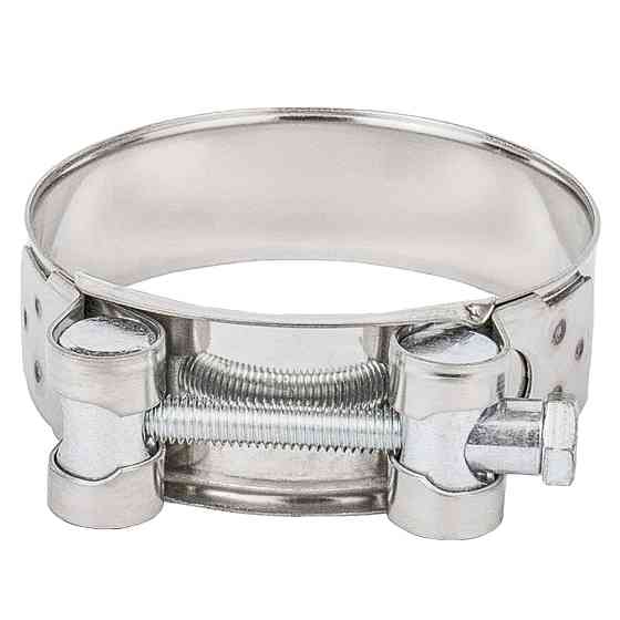 Хомут силовой нержавеющий 22мм Ø64-67мм (КРАТНО 5шт) SIGMA (2508201) Киев