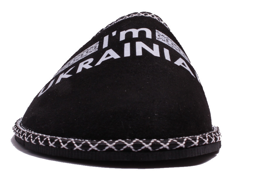 Капці для хлопчика підліткові домашні чорні I`m Ukranian Одеса - фото 8