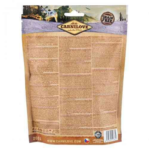 Лакомство Carnilove Dog Crunchy Snack Mackerel with Raspberries для собак для крепкого иммунитета со скумбрией и малиной 200 г Киев