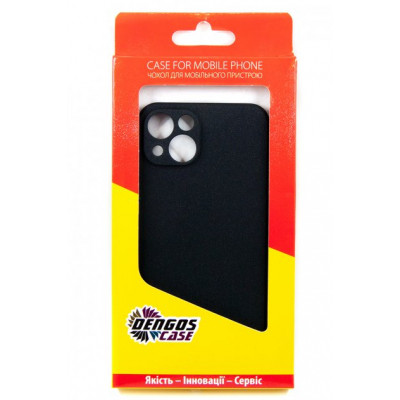 Чохол до мобільного телефона Dengos Carbon iPhone 13 black (DG-TPU-CRBN-132) Вінниця - фото 4