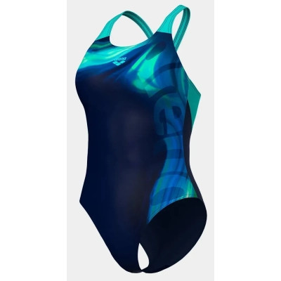 Купальник Arena Dreamhline Swimsuit V Back 008328-780 синій, бірюзовий 36 (3468337419013) Винница - изображение 7