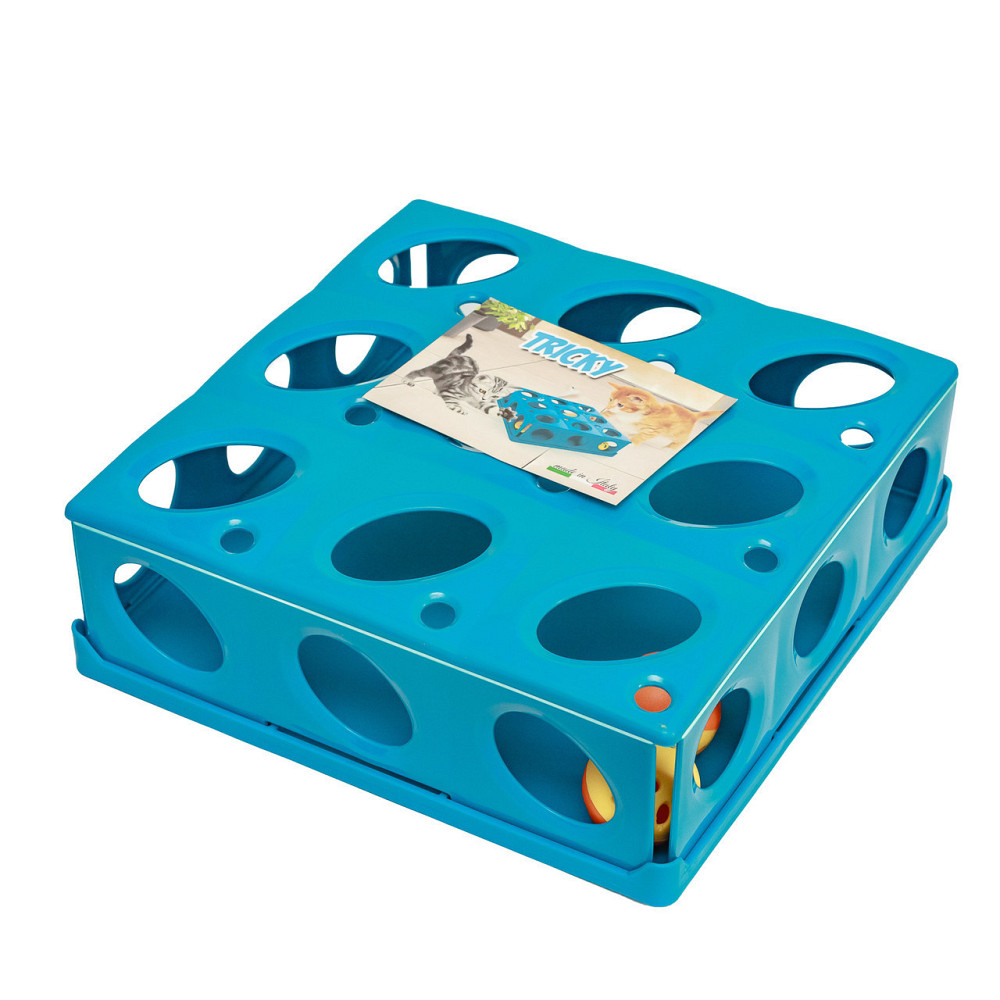 Іграшка Tricky для котів з двома м’ячиками, розмір 25 x 25 x 9 см Вінниця - фото 2