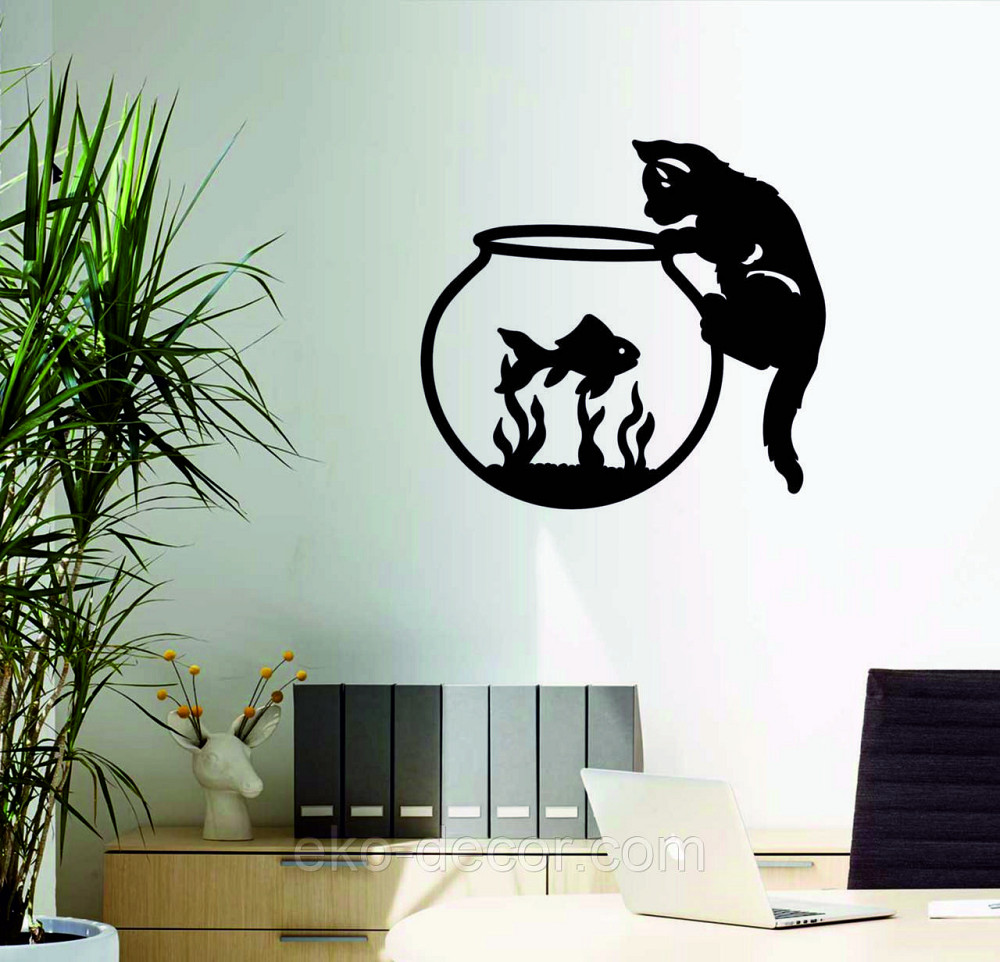 Декоративне настінне Панно «Кіт» Декор на стіну Київ - фото 4