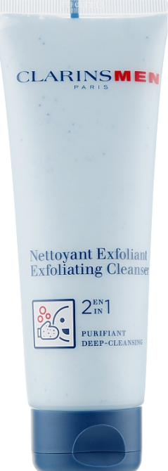 Отшелушивающее средство для лица Clarins Men Exfoliating Cleanser 125ml Славянск - изображение 1