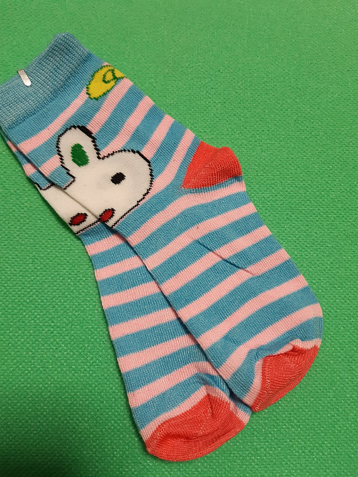 Дитячі шкарпетки в смужку - по устілці 16-19см Київ - фото 1