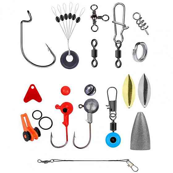 Набор рыболовных снастей для пресноводной рыбалки RESTEQ — 191 предмет в органайзере Киев