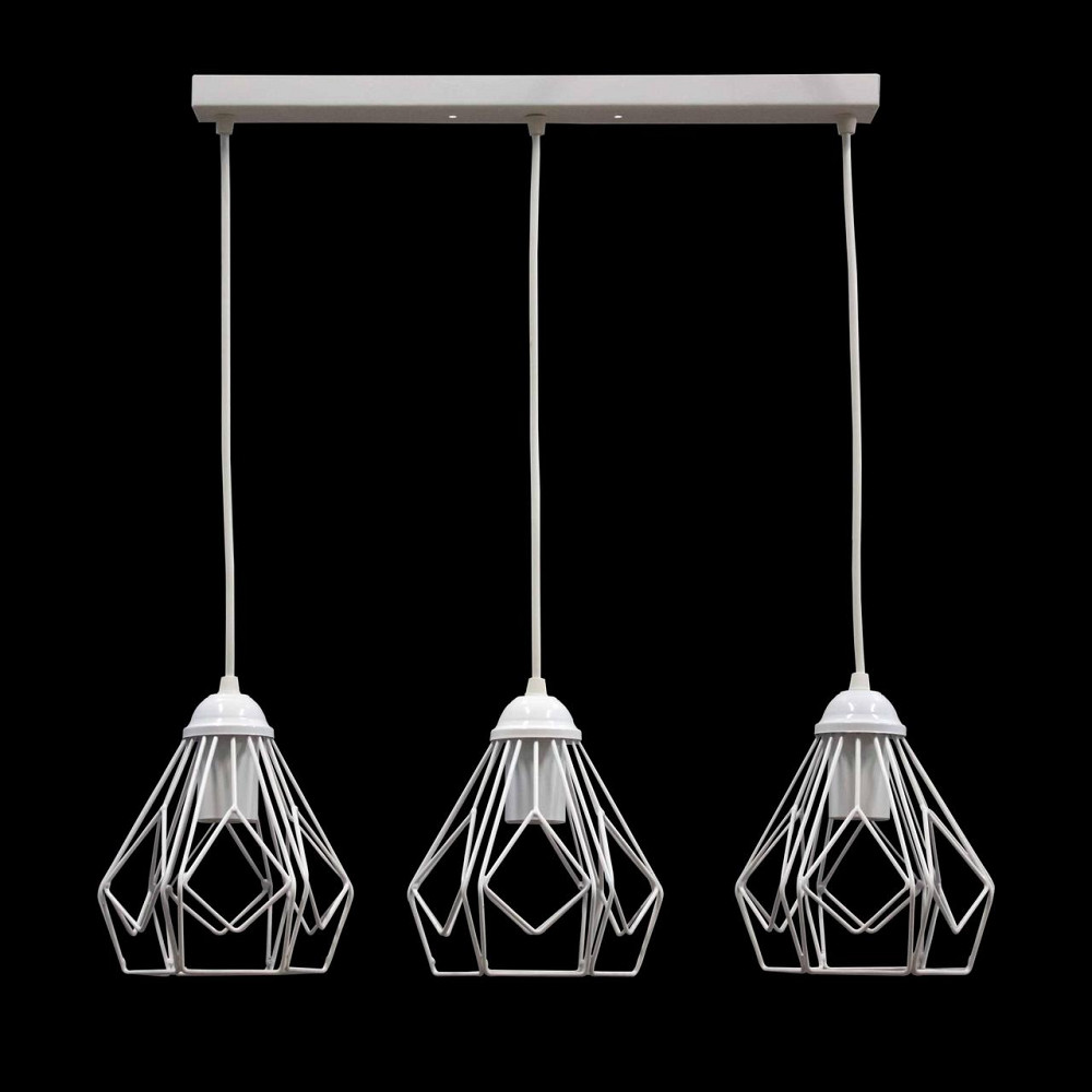 Лофт люстра світильник підвісний Е27-3 Milan NL 538-3 W Київ - фото 2