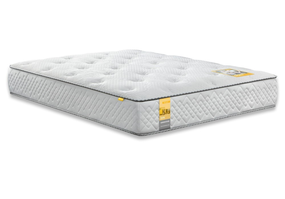Матрац MatroLuxe Yellow Sun 160x200 Біло-сірий Київ - фото 2