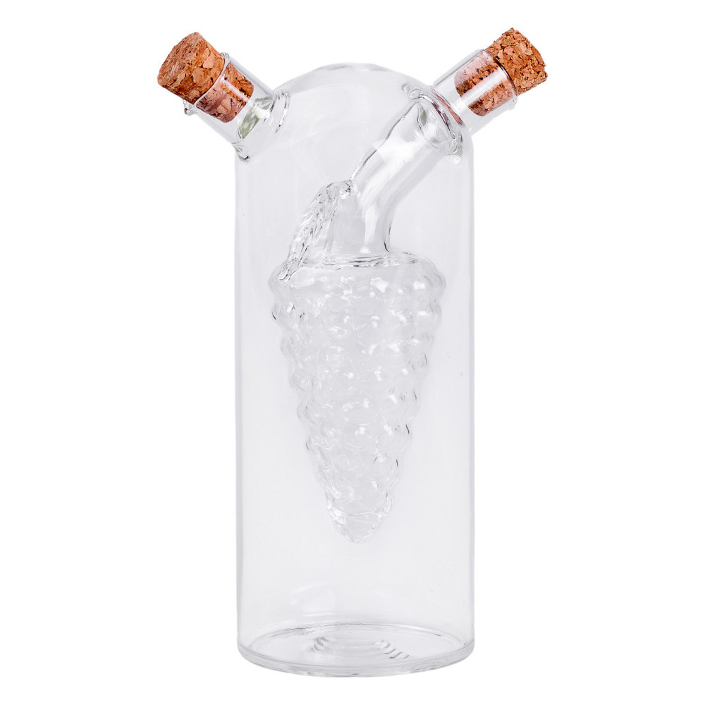 Пляшка для олії та оцту 2 в 1 скляна 380 мл для оливкової, соняшникової олії та оцту HP-34-14 Київ - фото 1