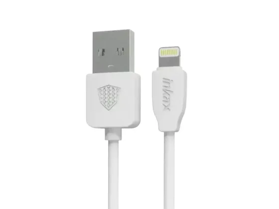 Кабель USB - Lightning Inkax CK-6 2м 1A швидка зарядка для iPhone iPad шнур із захисним чіпом білий Одеса