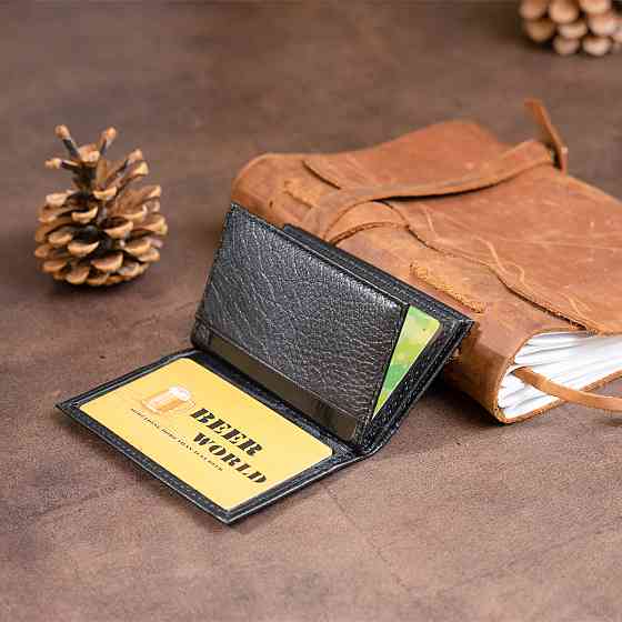 Візитниця-книжка ST Leather 19213 Чорна Київ