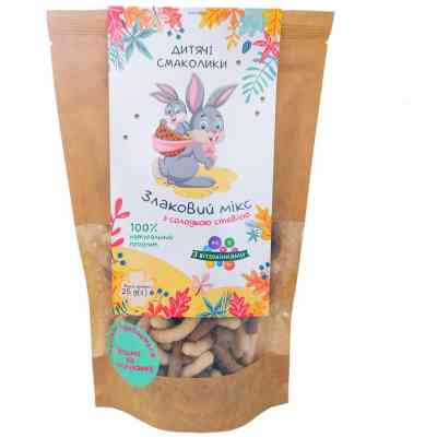 Детское печенье Дитячі Смаколики Злаковый микс со сладкой стевией и витаминами 25 г (1181034) Винница