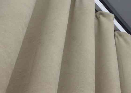 Шторна тканина мікровелюр Petek колір бежевий 1488ш Київ